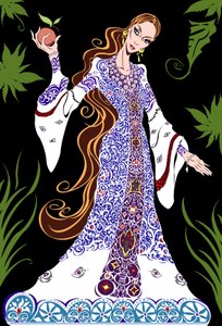 Stravinskys The FirebirdからのTsarevna、bwファイルイメージの整頓されたバージョン、Neale Osborneによる2005 作： Neale Osborne